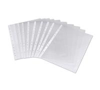 200 A4 30 Micron Everyday Plastic Punched Punch Pockets for Folders Filing Wallets Sleeves