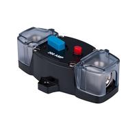 200 AMP Circuit Breaker 200A Self Recovery Inline Fuse Holder Resettable Inverter Block DC 12V-48V Volt Trolling Motor Stereo Audio Manual Reset for Car Automotive Marine RV Boat Truck