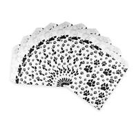 200 Bags of our Paw Print Paper Bags Pet Gift Bags with Paw Prints, great for promotions, treats, party favors, merchandising, veterinarians office, and so much more (White, 5" x 7")