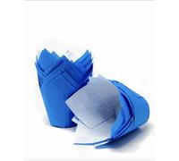 200 Bakery Direct Blue Tulip Muffin Wraps Cases FREEPOST