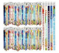 200 Bible Verses Inspirational Scripture Pencils with Hollow Cross for School & Church