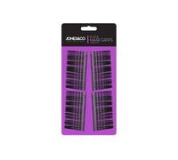 200 Black Kirby Hair 4.5cm Long Grips Clips