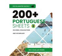 200+ Brazilian Portuguese verb, conjugation & vocabulary sheets: Graphs, worksheets and patterns to take your Dutch to the next level