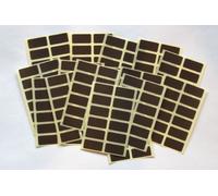 200 Brown Stickers - Sticky Coloured Self Adhesive Labels for Colour Coding