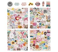 200 Cartoon Style Decal Stickers, Creative Personality Stickers, Cool Girl Stickers, Waterproof Stickers, Suitable for Handbooks, Diaries, Computers, Luggage, Guitar Decorative Stickers