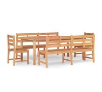 Solid Wood Teak Garden Dining Set Dining Table Chair Multi Sizes/Models vidaXL