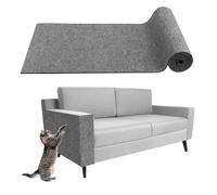 200 cm x 40 cm Self-Adhesive Cat Scratching Mat, DIY Scratching Board Cat Scratching Mat for Cat Trees, Cat Wall Furniture, Scratching Posts and Couch Protection