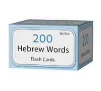 200 Common Hebrew Words Vocabulary Flash Cards Flashcards for Beginners