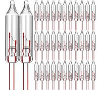 200 Count 2.5V Christmas 50/100/150/200 Count Mini Incandescent Wire String Lights Replacement Bulbs Indoor/Outdoor Christmas Lights Decorations for Home Xmas Tree (Warm White)