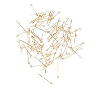200 Count 9 Shaped Metal Pins for Necklace Earring Design Flexible Jewelry Findings with Oxidation Resistance Jewelry Wire Pins for Sensitive Skin