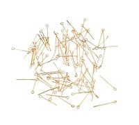 200 Count 9 Shaped Metal Pins for Necklace Earring Design Flexible Jewelry Findings with Oxidation Resistance Jewelry Findings
