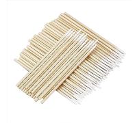 200 Count Cotton Swab, 7CM Cotton Swabs Pointed Tip, Cotton Swabs Wood Sticks, Cotton Tipped Applicator, Tattoo Permanent Supplies, Makeup Cosmetic Applicator Sticks (Bamboo)