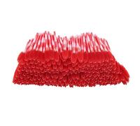 200 Disposable Mascara Wands Eyelash Eye Brow Brushes Applicator Spoolie Applicator Lash Extensions Makeup Cosmetic Tool Set (Deep Red)