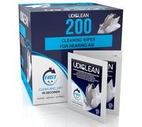 200 Disposable Wet Wipes for Hearing Aids and Cochlear Devices Udiclean Daily Cleaning Wipes Dry in Seconds Remove Grease and Sweat