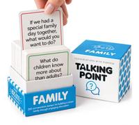 200 Family Conversation Cards for Kids, Teens & Adults - Question Card Game | Fun screen-free connection; dinner, road trip & gifts. Expert-created pack; 4 categories light to deep; Talking Point Cards