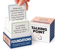 200 Foundational Couples Conversation Cards, Go Deep On Relationship Topics | Money, family, values & intimacy; Expert-written prompts for lasting couples. Dating, engaged, married; Talking Point Cards