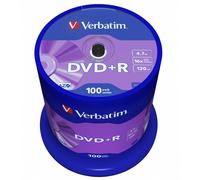 200 Genuine Verbatim Blank DVD+R 16x 4.7GB DVD Non Printable Discs 43551 Taiwan