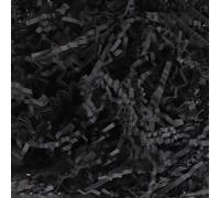 200 Grams Crinkle Cut Paper Shred Filler Crinkle Paper Shredded Paper Gift Basket Filler Gift Box Stuffing Paper for Christma Valentine's Day Black