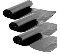 200 Heavy Duty Black Refuse Sack Bin Liner Bags British/Uk Made