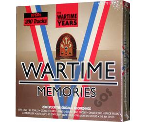 200 Hits Wartime Golden Memories Of Yesteryear Music 10 CD Box Set WW2 Songs New