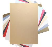 200 Iridescence Sheets - Assorted 20 of Each JamJar Shimmer and Gleam Cardstock Premium 120gsm A4 Pearlescent Metallic Paper in Unique Shimmering Shades Ideal for Invitations, Crafts, Decorations