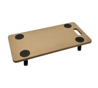 200 KG Dolly Trolley On Wheels - Heavy Duty Roller for Moving Furniture with Eva Foam Grip Pads & Wooden Platform