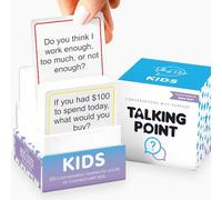 200 Kids Conversation Cards for Age 5-13; Fun Question Card Game for Family