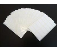 200 Labels, 25x12mm Rectangle, White, Colour Code Stickers, Self-Adhesive Sticky Coloured Labels