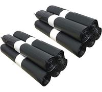 200 Large Capacity 130L Bin Liners - Tie Seal, Heavy Duty, Leak-Proof, Opaque Black - 10 Rolls of 20 Bags