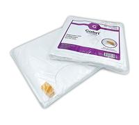 200 Large Disposable Single Use Gowns/Capes with Self Adhesive Neck Sticker & Vanilla Scent for Barbers, Salons, Hairdressers & Home Use from Gabri Professional