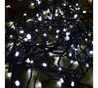 200 LED 16m Premier Indoor / Outdoor LED Christmas Lights with Timer Cool White