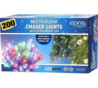 200 Led Colour Chaser Christmas Snowing Icicle Lights Bright Xmas Tree Indoor Outdoor
