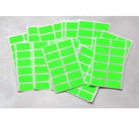 200 Lime Green Stickers - Sticky Coloured Self Adhesive Labels for Colour Coding