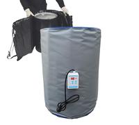 200 Litre Full Cover Drum Heater - 220V, 2000W, Quickly Heat with Digital Controller 205°C - Drum Heating Blanket for Metal Barrels, 55 Gallon