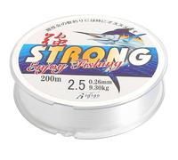 200 M Fish Line,0.26mm Fishing Wire,2.5 Spool Nylon Thread Clear Fishing Wire,Strong Clear String for Hanging decorations.(2.5Typ-0.26mm/200M)