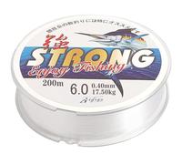 200 M Fish Line,0.4mm Fishing Wire,6.0 Spool Nylon Thread Clear Fishing Wire,Strong Clear String for Hanging decorations.(6.0Typ-0.4mm/200M)