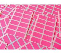 200 Magenta Stickers - Sticky Coloured Self Adhesive Labels for Colour Coding