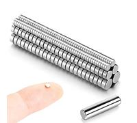 200 MEALOS Mini Magnets - 100pcs 3X1mm, 50pcs 4x2mm, 50pcs 5x2mm Tiny Thin Neodymium Rare Earth Magnets for Crafts, Miniatures, 3D Printing, DIY, Decoration, Refrigerator, Model Making