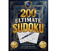 200 Medium Sudoku Puzzle Book for Adults & Seniors: A Relaxing Brain Game Collection with 200 Medium Puzzles, 2 Puzzles Per Page, Easy-to-Read Grids, ... Solution Sections for Adults & Seniors