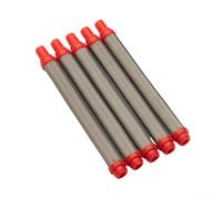 200 Mesh Fine Filter for Paint Spray Systems | resistant mesh, high compression strength, removes large particles, easy install, red color