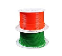 200 Meters Polyurethane PU Round Belt, Diameter 3.5mm-6mm Green Rough Surface Drive for Conveyor, Packaging and Transmission Systems(4.5mm)