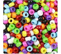 200 Mini Pony Bead Mix 6.5mm x 4mm (Opaque Mix)