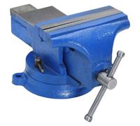 (200 mm) vidaXL Bench Vise Metalworking Workbench Vise Table Top Vise Blue Cast Iron