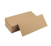 200 Pack #10 Business Envelopes 4-1/8 x 9-1/2 in Mailing Envelopes for Office, Business Letterhead, Invoices, letters, Secure Mailing, Unique Invitations & Announcements (Kraft Brown)