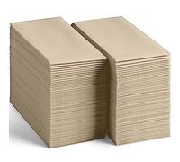 200-Pack Disposable Linen-Feel Pebble Stone Napkins, 12" x 17" Cloth-Like Paper Dinner Napkins For Wedding, Bathroom, Party Or Event