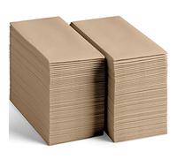 200-Pack Disposable Linen-Feel Wood Napkins, 12" x 17" Cloth-Like Paper Dinner Napkins For Wedding, Bathroom, Party Or Event