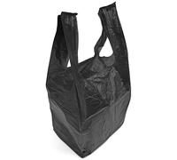 200 Pack Dog Poo Bags 33% Thicker & 25% Larger 8x13x18'' Dog Poop Bags with Tie Handles 100% Leak Proof Odour Free Pet Waste Disposal Bags Discreet Opaque Black Large Poo Bags Dogs