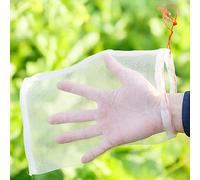 200 Pack Fruit Protect Bags 10x6 Inch Reu Nylon Mesh ct Ber for Peach Vetables Plants & Seeds Effective Bug & Fly Netting Cover