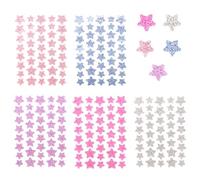 200-Pack Glitter Pimple Patches - Hydrocolloid Acne Spot Stickers in 5 Colours for Teens, Festivals & Skincare - Salicylic Acid Free