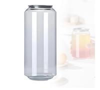 200 Pack Leak Proof Plastic Sealing Bottles with Aluminum Lids C PET Cups for Catible with 500ml Automatic Cup Sealer